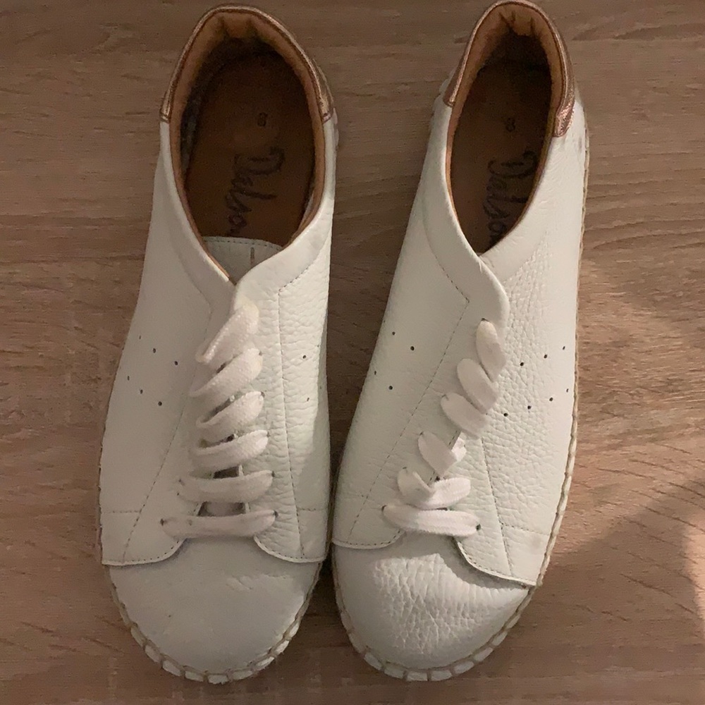 Dalson Espadrilles white and rose gold Size 8